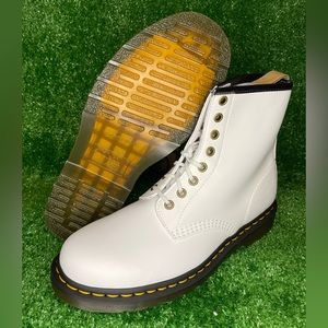 Dr. Martens White Combat Boots